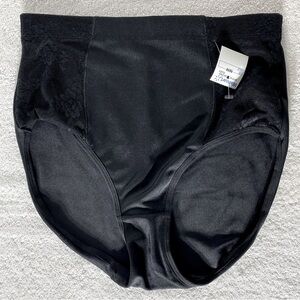 Black High Waisted Shapewear Briefs Panties Underwear M NWT